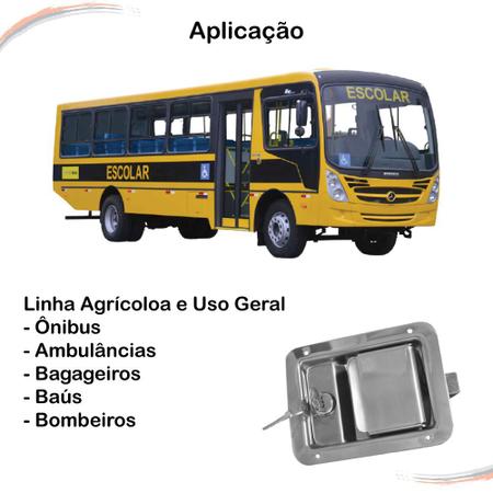 Imagem de Maçaneta Externa Porta C/ Chave Grande Linha Agrícola Ônibus