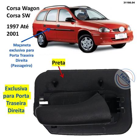 Porta Traseira Direita Completa Corsa Classic 2001 Sedan