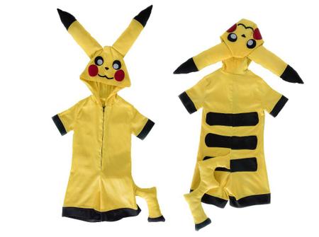 Fantasia Pokémon Pikachu Nova  Roupa Infantil para Menino Quimera