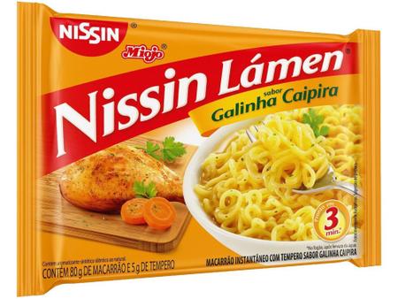 Imagem de Macarrão Instantâneo Nissin Lámen Galinha Caipira  - 85g