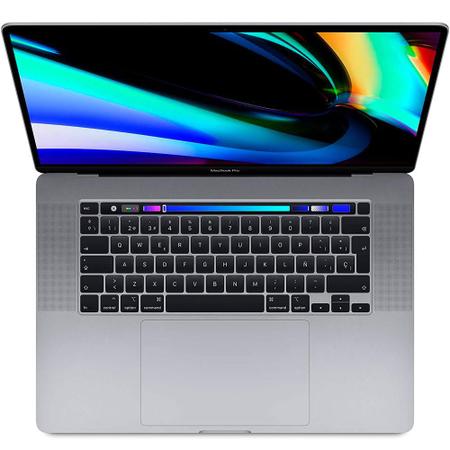 Imagem de MacBook Pro Retina Apple 16", 16GB, Cinza Espacial, SSD 1 TB, Intel Core i9, 2.3 GHz, Touch Bar e ID