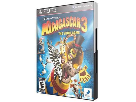 Madagascar 3 The Video Game para PS3 D3 Publisher Jogos de