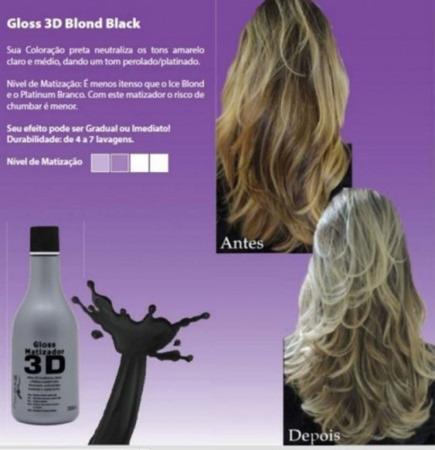 Imagem de Magic Color Matizador Gloss 3d Blond Black 500ml