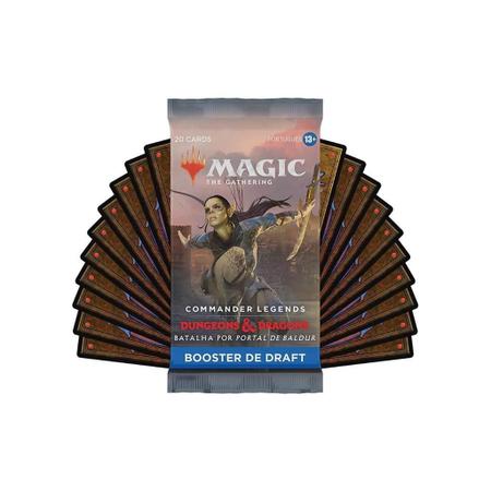 Magic The Gathering - Boosters de Draft Commander Legends Batalha por  Portal de Baldur (PT) - Wizard - Wizards - Jogos de Mágica - Magazine Luiza