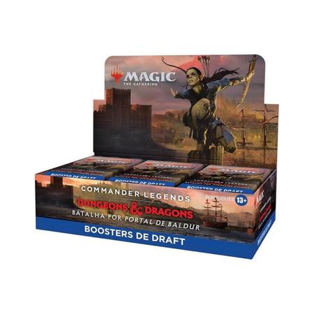 Magic The Gathering - Boosters de Draft Commander Legends Batalha por  Portal de Baldur (PT) - Wizard - Wizards - Jogos de Mágica - Magazine Luiza