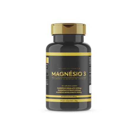 Imagem de Magnésio 3 Mineral Completo 3 Em 1 60 Cápsulas