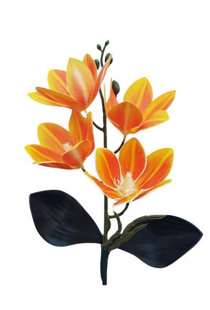 Imagem de Magnólia Galho com 04 Flores Silicone 35 cm