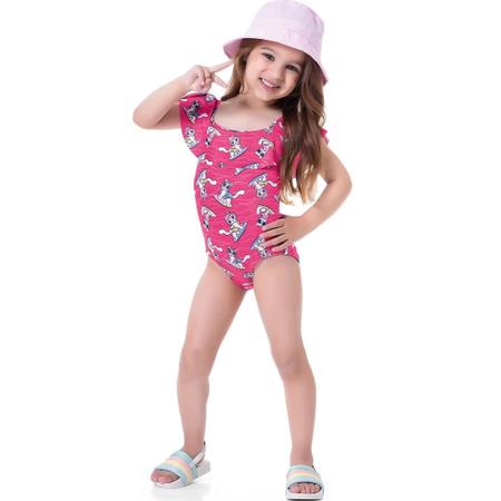Imagem de Maiô Infantil Proteção UV 50+ Animais Marinhos Tam 1 a 3 - Fakini