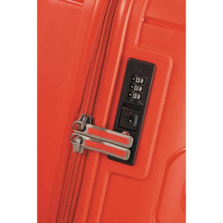 Imagem de Mala de Bordo ABS em Polipropileno American Tourister By Samsonite Sunside Cadeado Tsa Vermelho