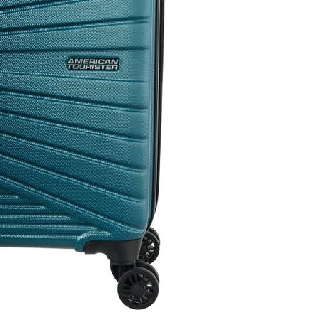 Imagem de Mala de Bordo ABS para Viagem Exp American Tourister Samsonite Recife Tsa Rodas Duplas Verde