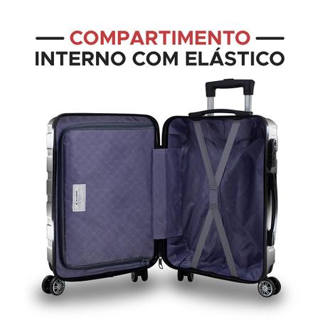 Imagem de Mala de Viagem 10kg Bordo Avião Regulamentada ANAC Padrão 55x35x25