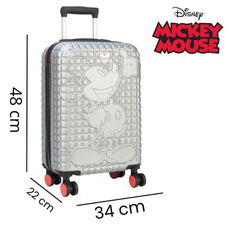 Imagem de Mala de Viagem Bordo Mickey Mouse Original Rodas 360º