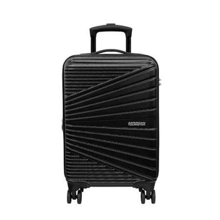 Imagem de Mala de Viagem Grande Samsonite American Tourister Recife ABS Exp Rodas 360 Cadeado TSA - PRETA