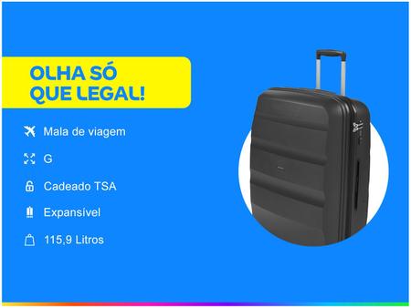 Imagem de Mala de Viagem Samsonite Grande 