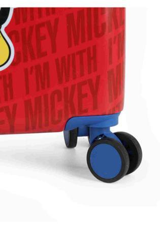 Imagem de Mala Infantil De Viagem e Escolar Mickey Mouse Maxlog 10kg Com Cadeado Embutido