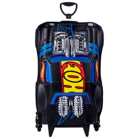 Imagem de Mala Night Shifter Hotwheels Mochila Rodinha Tripla Alto Relevo Impermeável Maxtoy - Diplomata