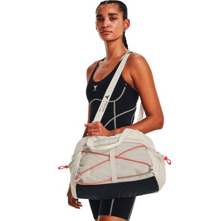 Mala Under Armour Project Rock Gym Off White 25 Litros Bolsa de