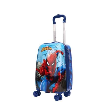 Imagem de Mala Viagem Grande Infantil Com Rodinhas Menino Homem Aranha - Xeryus