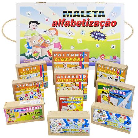 Jogo Infantil Educativo Maderia 4 Tipos de Jogos para Menina - Paper Toy -  Jogos Educativos - Magazine Luiza