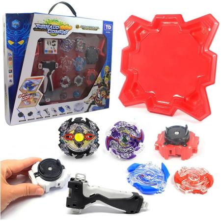 Beyblades Burst Sortidos Modelos Variados Beyblade Burst - Tornado Gyro -  Pião de Batalha e Acessórios - Magazine Luiza