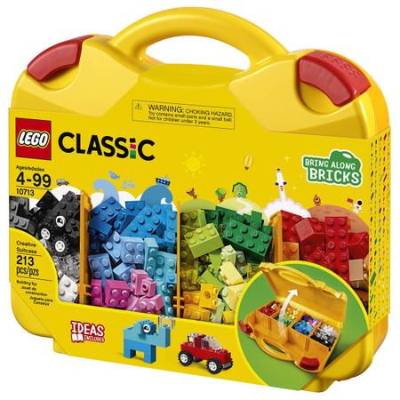 Imagem de Maleta Criativa Caixa Blocos De Montar Lego Classic 213 Peças