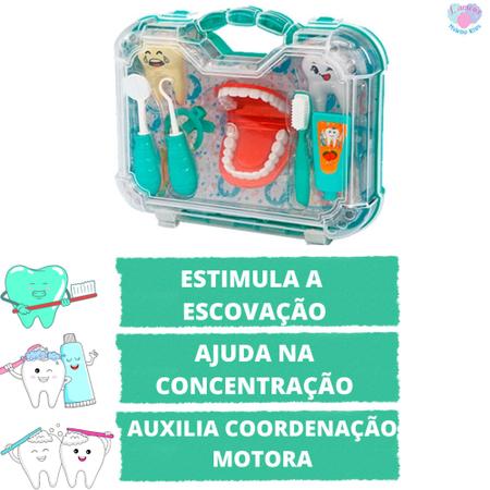 Maleta Mini Dentista Pakitoys com Acessórios - RioMar Kennedy Online