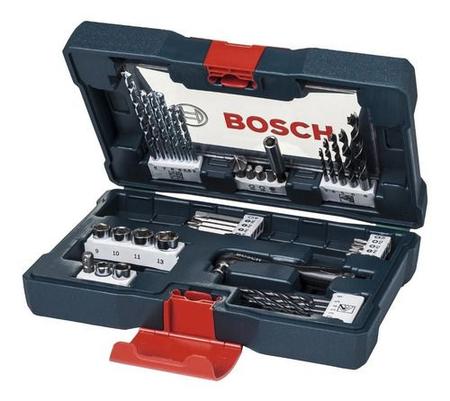 Imagem de Maleta De Ferramentas Bosch V-line Com 41 Unidades Cor Azul