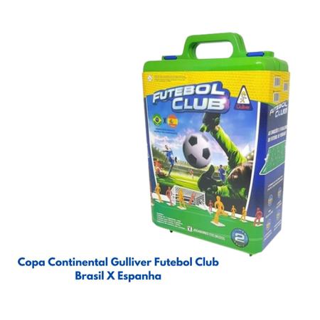 Jogo de Futebol - Futebol Club - Maleta - Brasil x Espanha - Gulliver