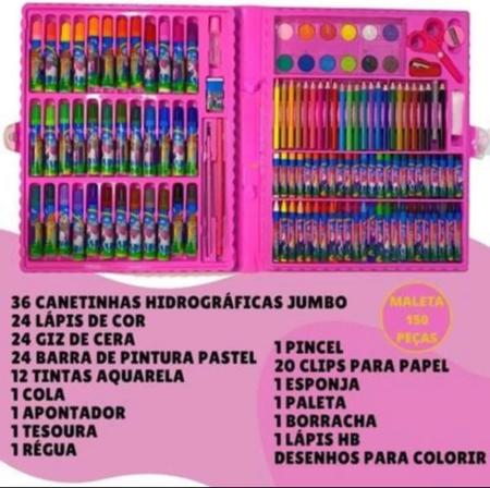 Tela Para Pintura Infantil Colorir Pintar Canvas Unicórnio com Tinta e  Pincel