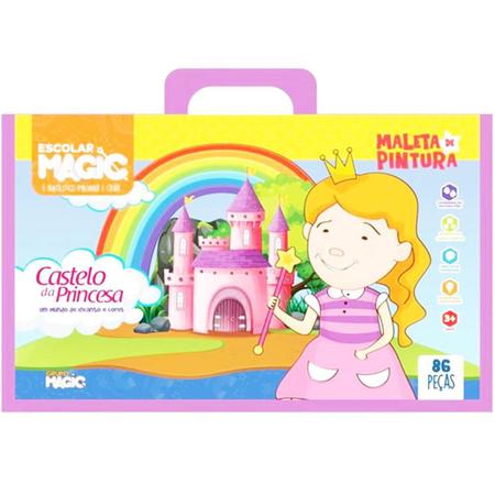 Coleção Escolar 2 - Caligrafias: para aprender, brincar e colorir - Castelo  Editora - Kit de Colorir - Magazine Luiza