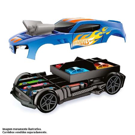 Carrinho Radical Hot Wheels Porta 2 em 1 Fun F0102-7