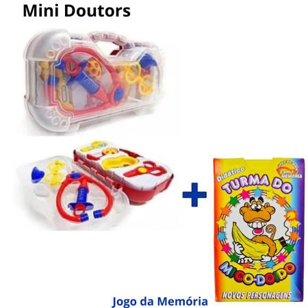 Maleta Kit Medico Brinquedo Doutora Medicina Enfermeira + Jogo