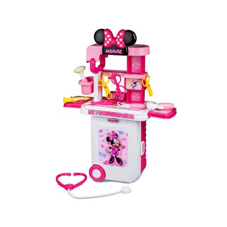 Imagem de Maleta Médico Viagem Minnie 3 Em 1 Com Rodinhas Multikids BR1296