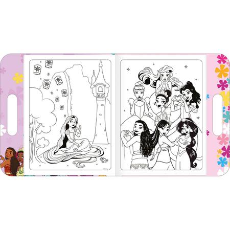 Livro Para Colorir Disney Princesa Arte E Cor Com 36 Folhas