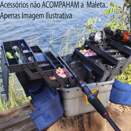 Imagem de Maleta Pesca HI 6 Bandejas Caixa Pescaria Grande