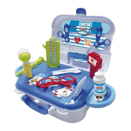 Imagem de Maleta Playset Doctor Xalingo 20 Peças Cinza E Azul (784)