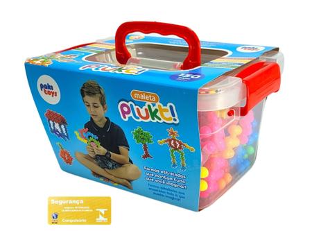 Casa da Educação - Maleta Plukt Com 150 Peças - Paki Toys - 1294