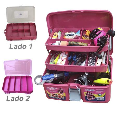 Estojo Organizador Para Pesca 2 Em 1 Lady Box 3202 Arqplast em Promoção na  Americanas