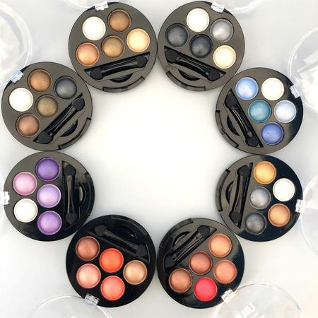 Mallofusa Portátil 5 Cores Sombra Sombra Da Luz Da Sombra Em Pó Glitter Maquiagem Metálica Shimmer Charming Look Destaque (Idade do Gelo) 4.7oz Imagem de Mallofusa Portátil 5 Cores Sombra Sombra Da Luz Da Sombra Em Pó Glitter Maquiagem Metálica Shimmer Charming Look Destaque (Idade do Gelo) 4.7oz