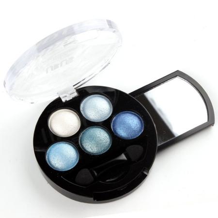Mallofusa Portátil 5 Cores Sombra Sombra Da Luz Da Sombra Em Pó Glitter Maquiagem Metálica Shimmer Charming Look Destaque (Idade do Gelo) 4.7oz Imagem de Mallofusa Portátil 5 Cores Sombra Sombra Da Luz Da Sombra Em Pó Glitter Maquiagem Metálica Shimmer Charming Look Destaque (Idade do Gelo) 4.7oz