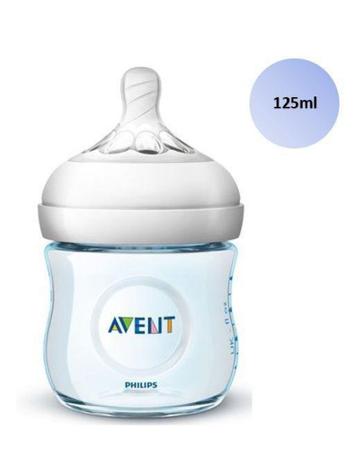 Imagem de Mamadeira Avent Pétala Anticólica 125ml (Azul) - SCF032/17 - Philips Avent