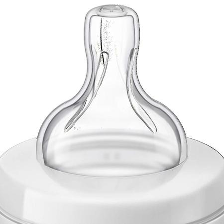 Imagem de Mamadeira Clássica 260ml Bico de Silicone 1m+ Cristal Avent