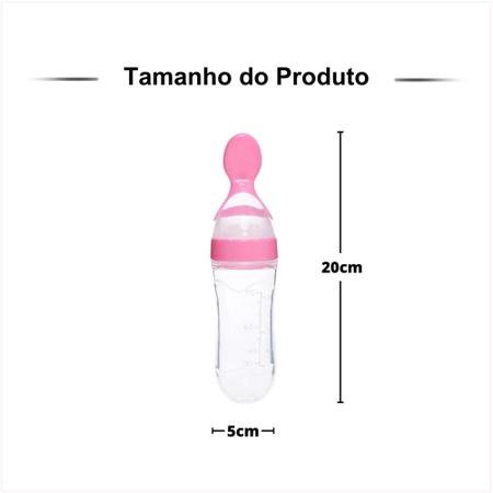 Colher de Silicone Super macia Bebê - Papinha Introdução Alimentar - Vila  Toy - Colher - Magazine Luiza