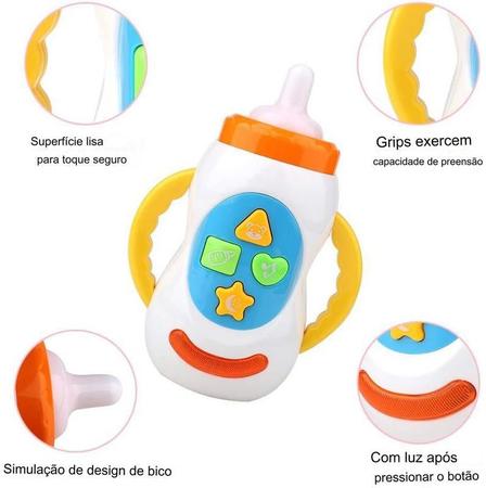 Mamadeira Musical para Bebês: Estímulo Seguro - Toy King Imagem de Mamadeira Musical para Bebês: Estímulo Seguro