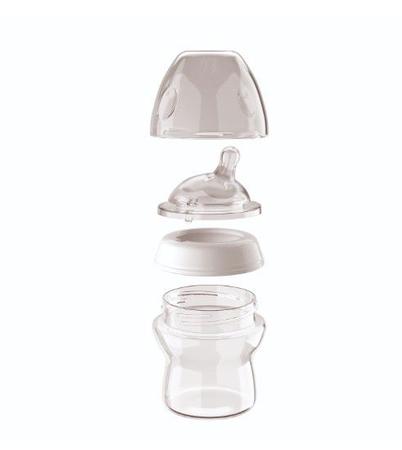 Imagem de Mamadeira Step Up 150ml (0m+) Transparente Avião - Chicco