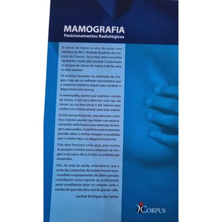 Imagem de Mamografia Posicionamentos Radiológicos - AGORA COM QR-CODE - Corpus editora