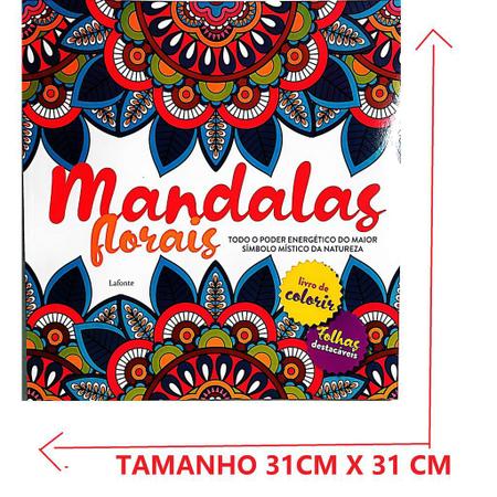 MANDALAS FLORAIS- LIVRO DE COLORIR - Raul Livros