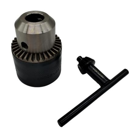 Mandril Leve 13mm 1/2" Compatível com Furadeira Makita HP2014 680W - Parceiro das Peças Imagem de Mandril Leve 13mm 1/2" Compatível com Furadeira Makita HP2014 680W