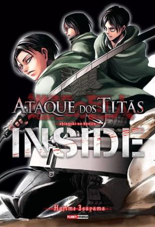 Manga Ataque Dos Titãs Inside Panini - Revista HQ - Magazine Luiza