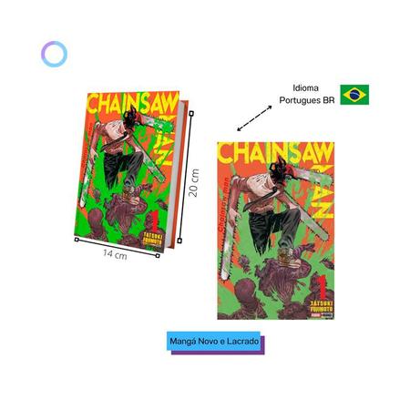 Livro Chainsaw Man, Volume 1 Ao 3 - KIT Lacrado